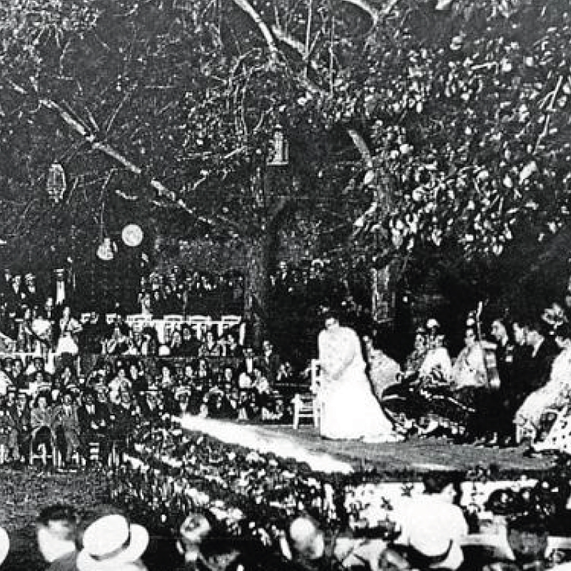 Concurso de cante jondo en Granada. 1922